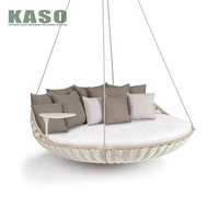 Fauteuils suspendus avec coussin pour hamac, ensembles de balançoires pour chambre à coucher, balançoires de jardin avec auvent, canapé suspendu pour patio, lit suspendu