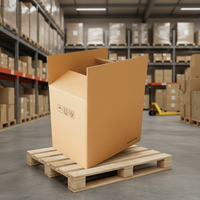 Boîtes d'expédition et de livraison en carton ondulé de grande taille, écologiques, recyclables et biodégradables de haute qualité