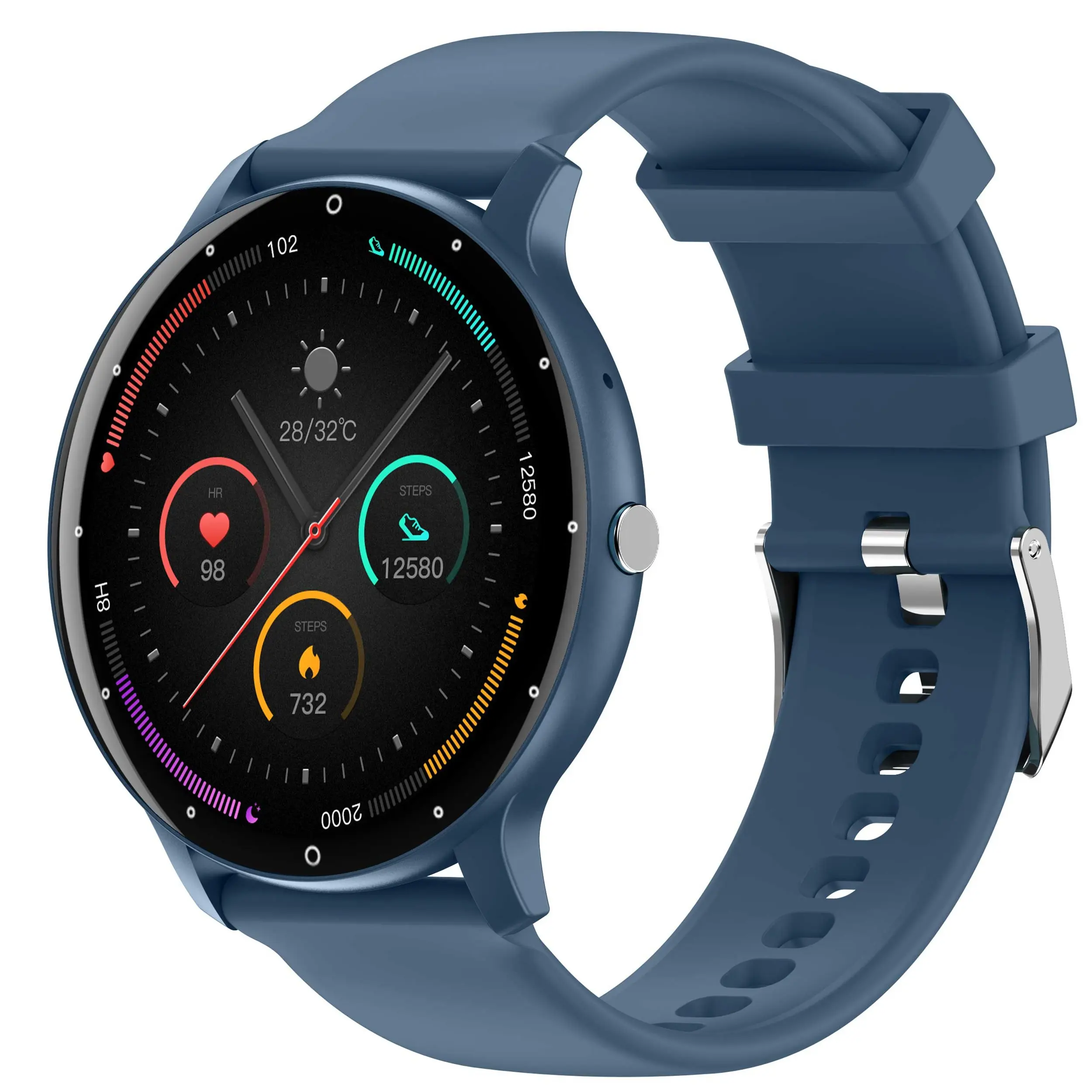 1.39 Inch 360*360 Round Touch Screen Reloj Inteligente ZL02Pro BT Call Smart Watch Health Lady Sports Smartwatch DaFit App