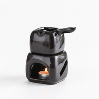 Diffuseur d'arômes en céramique à double étage, pot amovible, chauffe-cire pour bougies chauffe-plat, diffuseur d'aromathérapie pour la maison, vente en gros usine