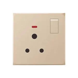 Seebest Interruptor de parede elétrico padrão universal padrão da Índia padrão sul-africano padrão personalizável/soquetes e interruptores para casa