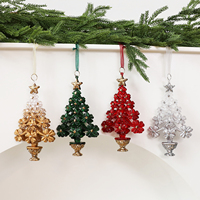 Décoration de Noël Moderne en Forme de Pendentif Arbre de Noël en Pétales, Haute Qualité, Populaire et Durable, Vente en Gros