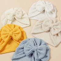 Chapeau d'hiver pour enfants INS, bonnet tricoté avec nœud papillon, bonnet pour bébé, bonnet élastique pour protéger les oreilles, bonnet décontracté pour fête