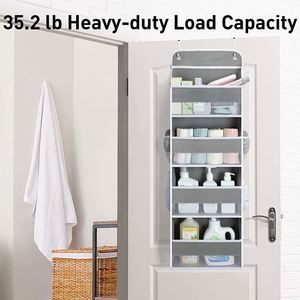 Houseware Folding 4 Pocket Non-woven Over the Door <b>Storage</b> Organizer <b>Hanging</b> <b>Wall</b> Closet <b>Storage</b> Bag Organizer - Product Image 6