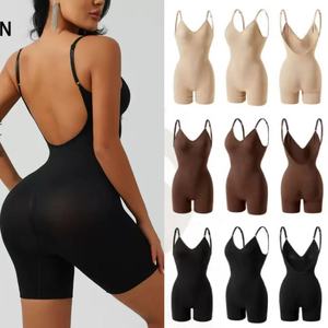 थोक फैशन महिला बैकलेस शरीर योग शरीर योग शरीर के सूट निर्बाध नायलॉन बट - Product Image 1