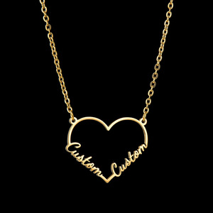 מותאם אישית DIY אישית שם שרשרת תכשיטי שרשרת נירוסטה מותאמת אישית שם שרשרת - Product Image 2