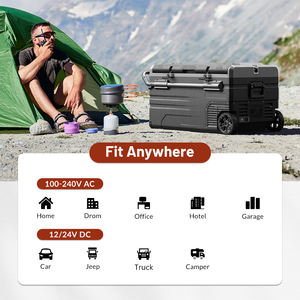 <span class=keywords><strong>Alpicool</strong></span> TDW100 réfrigérateurs de voiture portables camping design robuste antichoc grande capacité double zone congélateur de voiture réfrigérateur électrique - Product Image 6