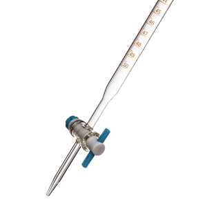 زجاجيات مختبرية فئة A السحاحة مع PTFE محبس مستقيم - Product Image 4
