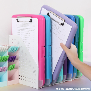 SUNSHING Factory in Stock Letter Size Flip Document Case with Pen Holder A4 Clipboard Storage <b>Box</b> for Coaches, Nurses, Teachers - Product Image 5