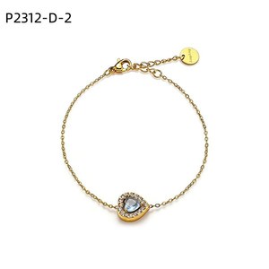 AMY AMY สร้อยข้อมือเงิน925 zircon สำหรับผู้หญิงสวมใส่ในชีวิตประจำวันสไตล์โรแมนติกสายโซ่เครื่องประดับ P2312 - Product Image 6