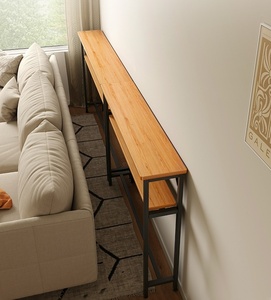 Meuble <span class=keywords><strong>de</strong></span> rangement étroit pour salon, <span class=keywords><strong>à</strong></span> poser derrière le canapé, armoire longue simple ou double couche, <span class=keywords><strong>à</strong></span> placer près <span class=keywords><strong>de</strong></span> la tête ou du <span class=keywords><strong>pied</strong></span> <span class=keywords><strong>de</strong></span> <span class=keywords><strong>lit</strong></span> dans la chambre - Product Image 5