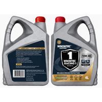 Huile moteur minérale WNONTEC RACING 1 Classic 10W40, bonne stabilité thermique et anti-oxydation, idéale pour la conduite quotidienne en ville