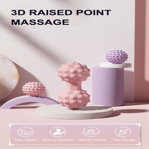 Eco-friendly Yoga Reaction <b>Ball</b> <b>Massage</b> <b>Ball</b> Foot Back Acupressure Fascia <b>Ball</b> Peanut <b>Massage</b> <b>Ball</b> Foot Relaxation Muscle TPR - Product Image 2