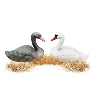 Señuelos de Caza Flotantes de Espuma DaQin, Silueta de Cuerpo Completo de Plástico Corrugado EVA, Impermeables, con Diseño de Pájaro, Color Gris - Product Image 2