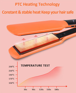 Calentador de 45mm, fabricante de alisador de pelo infrarrojo, alisador de pelo grande, cree su propia marca, <span class=keywords><strong>plancha</strong></span> plana - Product Image 2
