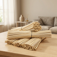 Bâtonnets diffuseurs en rotin naturel de haute qualité, longueur 60cm 70cm, couleur noir et marron