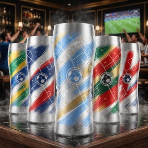 Football-Themed Insulated Beer <b>Mug</b> 601-700ml <b>Double</b> <b>Wall</b> Party Drink Cup - Product Image 1