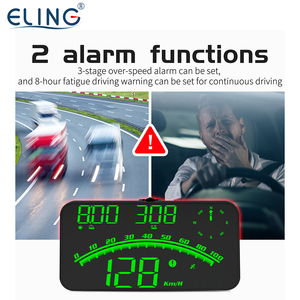 Eling đầu lên GPS Đồng hồ tốc độ MPH km/h Màn hình LED kinh độ vĩ độ với 3 giai đoạn trên tốc độ báo động cho tất cả các loại - Product Image 4
