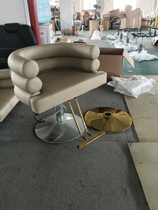 Reclining Barber Chair Beauty Salon Hair Styling Chair PU Leather Professional Hydraulic Pump Adjustable <b>Footrest</b> for Commercial - Product Image 6