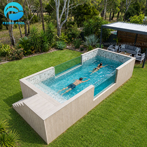 <span class=keywords><strong>Piscine</strong></span> Conteneur de 20 pieds en Fibre de Verre pour Adultes, Grande <span class=keywords><strong>Piscine</strong></span> Hors Sol Personnalisée pour Jardin et Extérieur, Vente en Gros, 40 pieds - Product Image 2