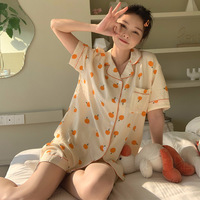 Vente en gros d'usine, pyjamas pour femmes en polyester à manches courtes, de haute qualité, à prix ultra-bas, pour l'été
