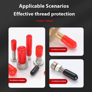 ソフトPVCゴム糸保護スリーブネジ保護キャップエンドキャップ - Product Image 6