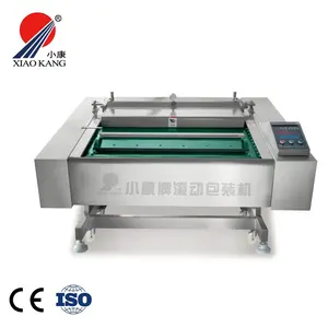 Meat automatic industrial used vacuum packing machine for seafood fruits and vegetable rolling belt vacuum packing machine