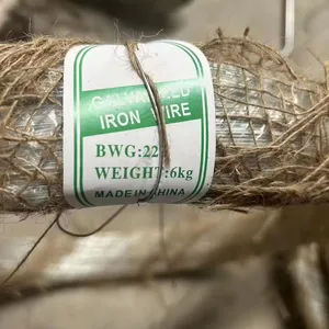 Cables de hierro galvanizados resistentes a la corrosión duraderos Alambre de acero galvanizado por inmersión en caliente Alambre de hierro GI recubierto de zinc alto