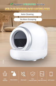 IPetDog grossistes grand 65L automatique autonettoyant intelligent litière pour chat en plastique fournitures pour animaux de compagnie chat litière accessoires - Product Image 2