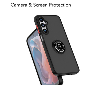 Casse del telefono <span class=keywords><strong>per</strong></span> <span class=keywords><strong>Samsung</strong></span> Galaxy A06 A16 A36 A56 A05 A15 A25 A55 5G traslucido opaca anello cavalletto custodia sottile antiurto - Product Image 4