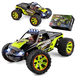 Wltoy quy mô 1/14 4WD BigFoot <span class=keywords><strong>RC</strong></span> đua xe tốc độ cao 50 MPH Trôi Dạt kim loại sở thích đồ chơi cho người lớn bao gồm điều khiển từ xa - Product Image 1