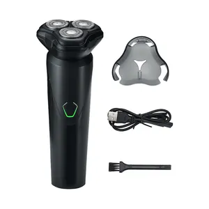 2024 New Product Rechargeable Wet and Dry Shaver Electric Shaver Three Heads Men's Shaver