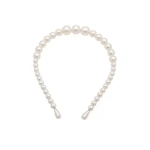 Pearl Headband Bridal Hair Hoop Elegant Pearl Head wear Headpiece Hair hoop Wedding Hair Accessories Jewelry