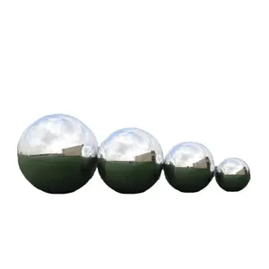 Advertising Campaign Decoration Silver/iridescent PVC Floating Ball Disco Shiny Inflatable Mirror Balls