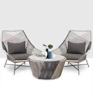Balcony <b>Small</b> Table and Chair Outdoor Courtyard Combination Internet Popular Outdoor House Sunshine Leisure <b>Sofa</b> Outdoor Rattan - Product Image 1