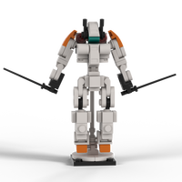 Ensemble de 102 pièces de blocs de construction robotisés transformables DIY Hunter Glow à double lame, jouet éducatif STEM pour l'assemblage et la construction