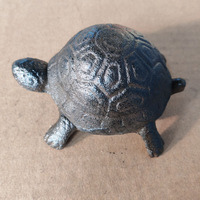 Statue de jardin décorative en fonte pour cache-clé de tortue, cachette secrète pour la maison, la cour et le patio
