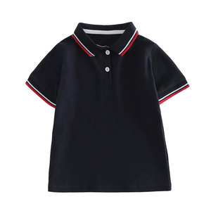 Nuevo tamaño personalizado 100% algodón niños Polos que absorben la humedad Casual solapa niños uniforme escolar Polo camisa - Product Image 4