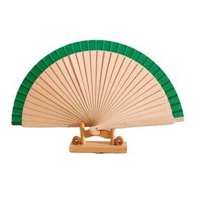 Abanico de Madera Personalizable con Patrones Grabados y Varillas de Madera en Relieve, Regalo de Graduación para Acción de Gracias y Año Nuevo - Product Image 1