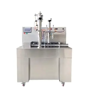 China Manufacture Automatic Refillable Aerosol Gas Filling Machine For Butane Gas Tin Can