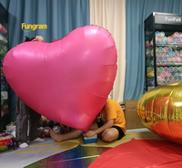 Ballons en forme de cœur massifs énormes et incroyables de 68 pouces, ballon en feuille d'hélium Cuore, GLOBO, ballon en feuille massif en forme d'étoile et de cœur à fermeture automatique