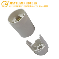 Douille d'ampoule LED E26 en plastique uni Douille à vis Edison Accessoires d'éclairage intérieur Base de candélabre PBT