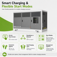 Mesin Terintegrasi Penyimpanan Energi Mobile 180kW dan Pengisian Daya DC dengan Baterai LFP 200kWh Pabrik