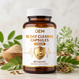 Cápsulas de Limpieza de 15 Días OEM, 2000mg, Desintoxicación Herbal del Colon, Vegano, Sin Gluten, Uso en Adultos, Personalización, Marca Privada - Product Image 1