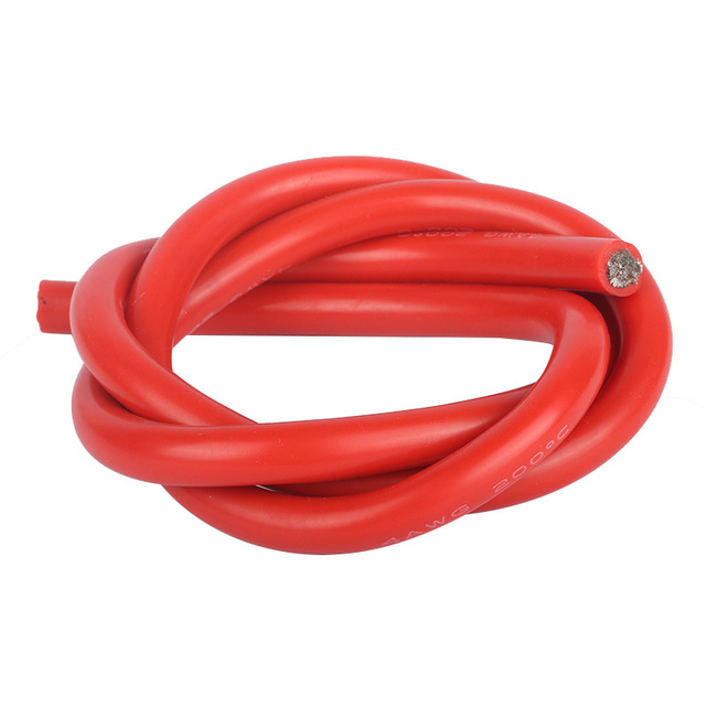High Temperature 600V Stranded Extra Soft Flat Silicone Wire 6-12 AWG IP67 Power Cable for Lithium Battery Model Aircraft New