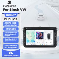 DUDUAUTO DUDU7 Autoradio multimédia Android pour voiture, GPS, navigation, Car-play, unité principale pour VW 8 pouces