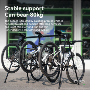 ROCKBROS xe đạp đường hiển thị giá sắt thép xe đạp leo núi Giá hiển thị đứng ngoài trời nhà đậu xe giá - Product Image 6