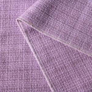 Offre Spéciale vente en gros élégant Textile doux Tweed lavande tricot Plaid laine laine Polyester tissu <span class=keywords><strong>pour</strong></span> dame robe costume vêtement - Product Image 3