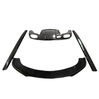 Kit de carrosserie en fibre de carbone style V8S pour Bentley Gt Continental 2012-2014 kit de carrosserie jupe latérale diffuseur de lèvre avant et arrière
