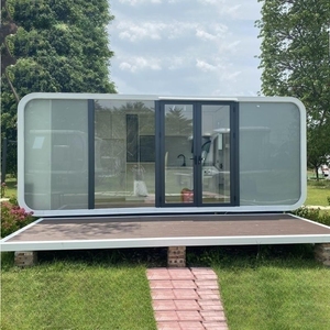Cabane de <span class=keywords><strong>jardin</strong></span> isolée et étanche en forme de pomme - Abri préfabriqué pour stand de fruits et café en verger - Product Image 2